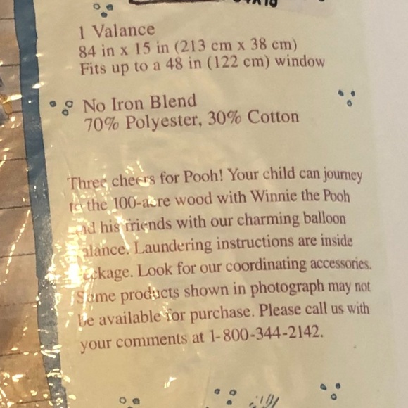 NEW! Set of 2 Classic Winnie The Pooh Valnces - Picture 4 of 6